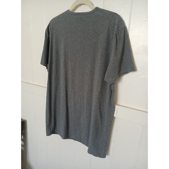 Psycho Bunny Short Sleeve Crewneck T Shirt Mens XL Gray Heather Cotton Pink Logo - Picture 7 of 11